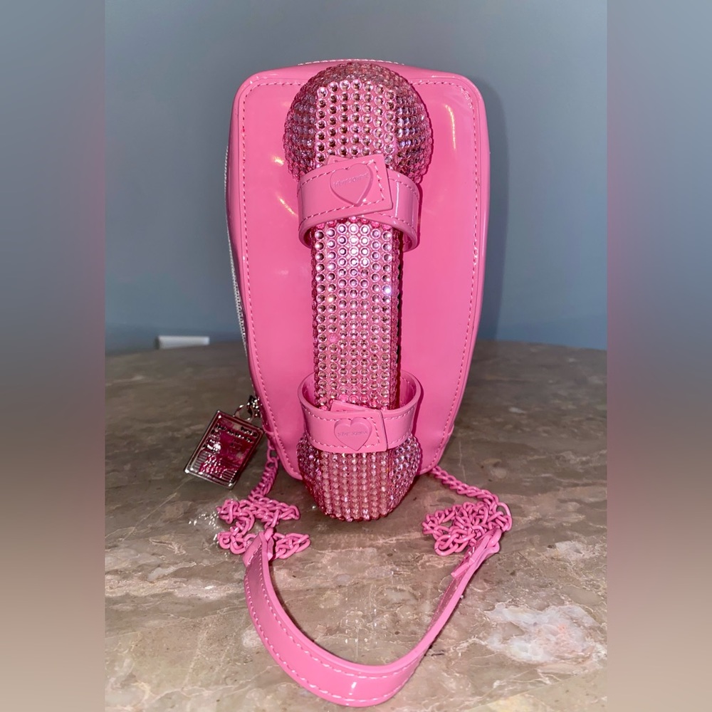 NWT DISCONTINUED Bling Betsy Johnson Phone Purse!
